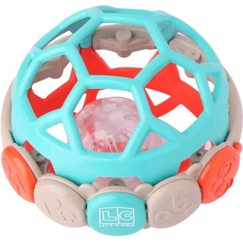 Lets Be Child Caterpillar Ball Rattle - Multicolors