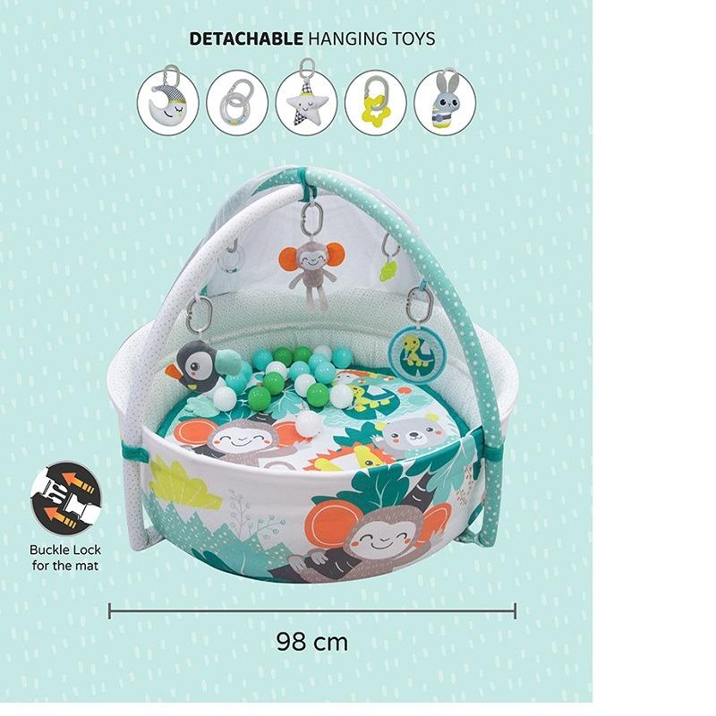 Moon Jungle Friends Baby Pool Mat