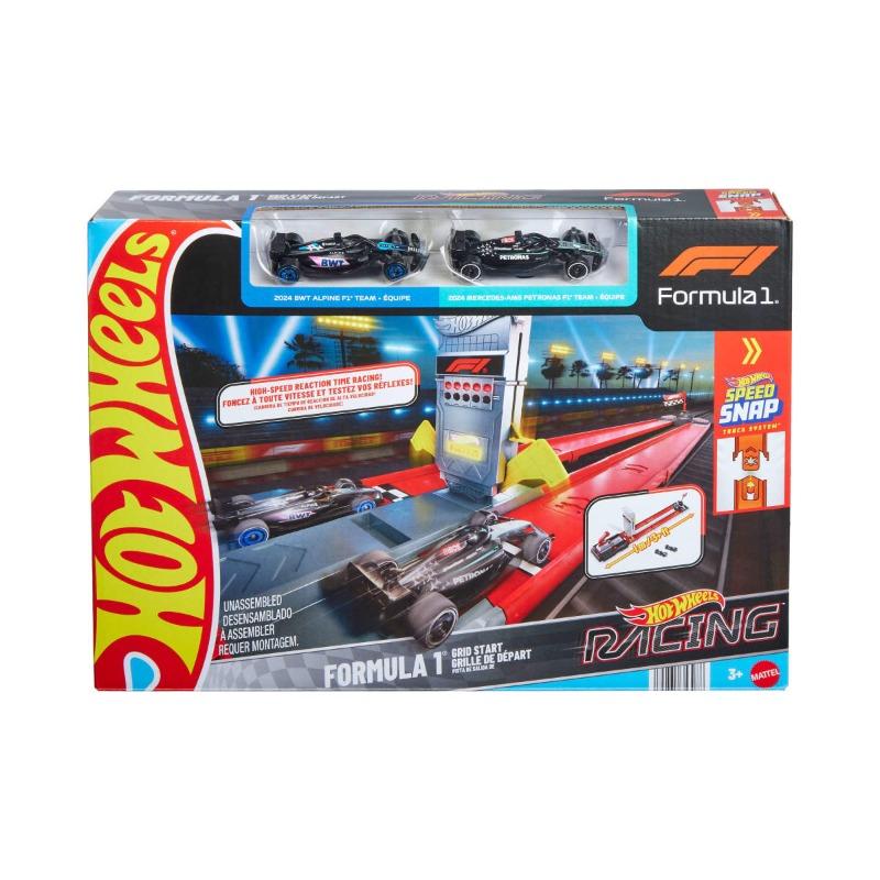 Hot Wheels Racing Formula 1 Toy Car Track Set 1:64