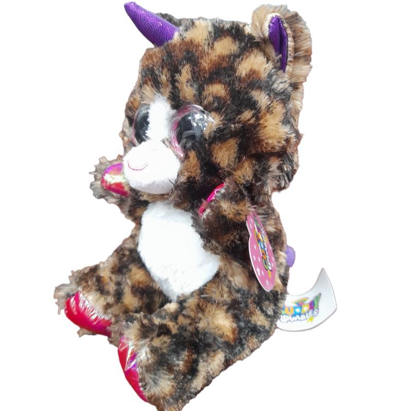 كدلي لوفبليس - دمية قطيفة يونيكورن لون بني