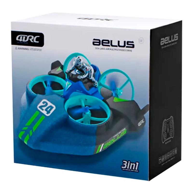 طائرة درون 3 في 1 - لون أزرق