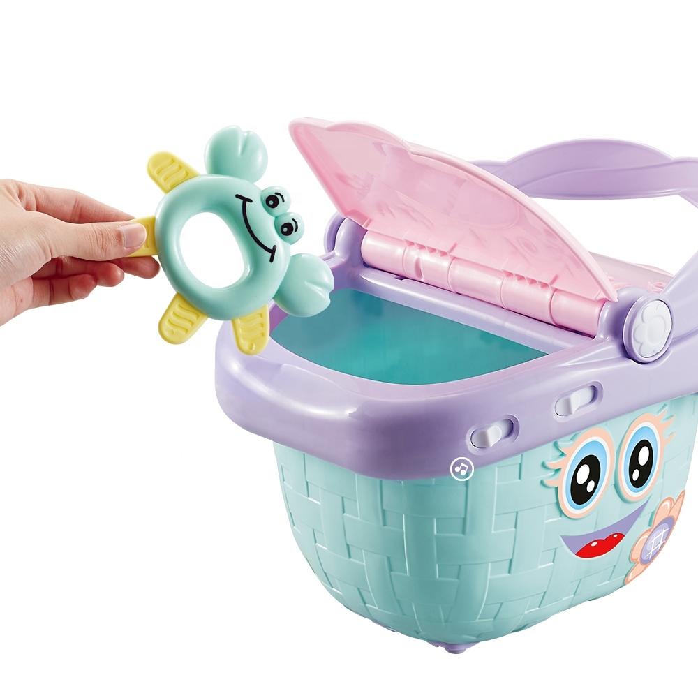 سلة التخزين ومجموعة العاب الطفل