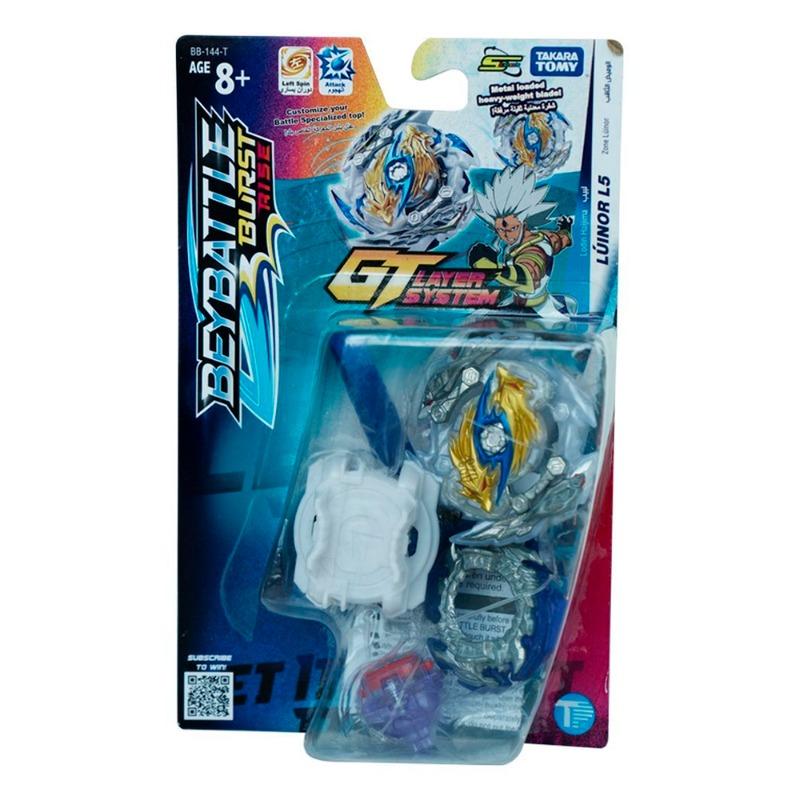 BeyBattle Burst Starter Zone Luinor L5 Battling Top - Blue