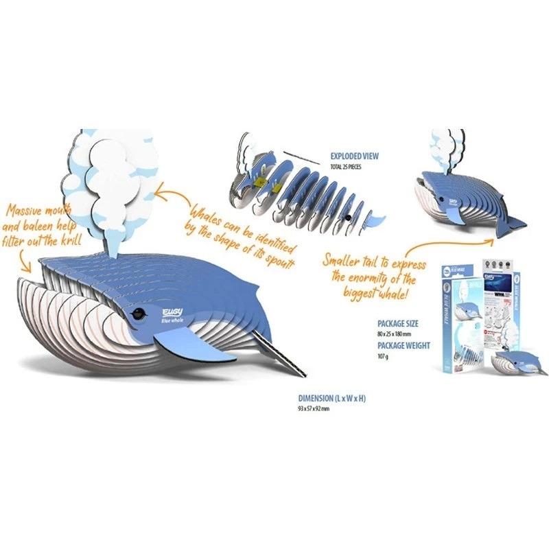 Eugy 3D Blue Whale