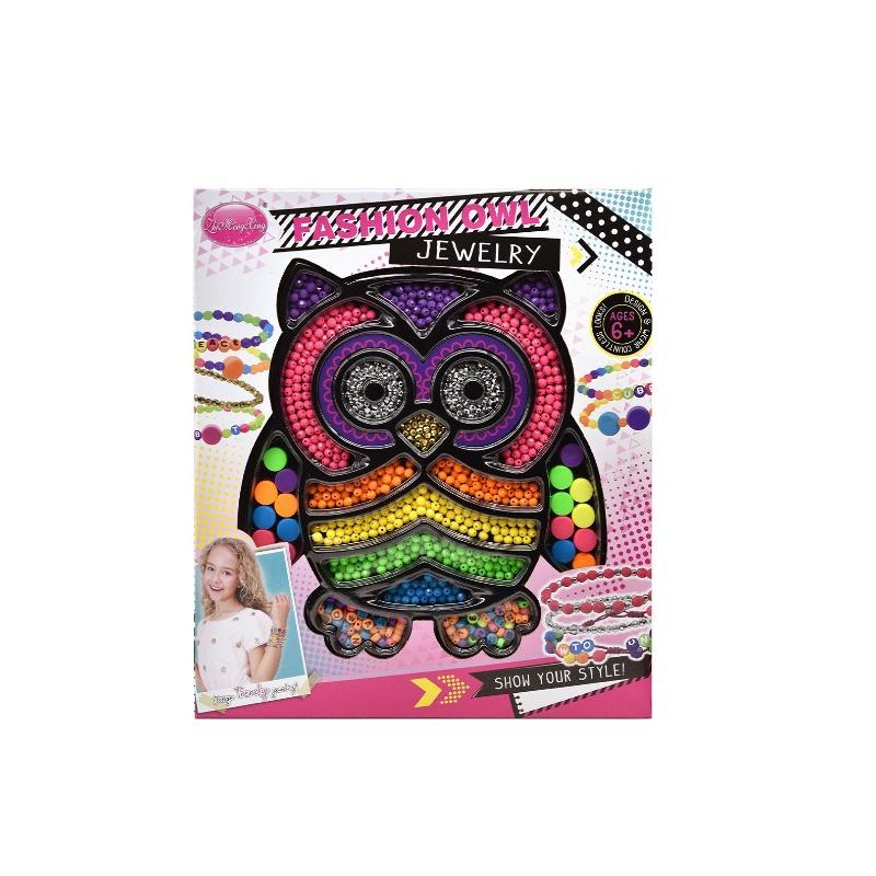 مجموعة المجوهرات بتصميم البومة للاطفال