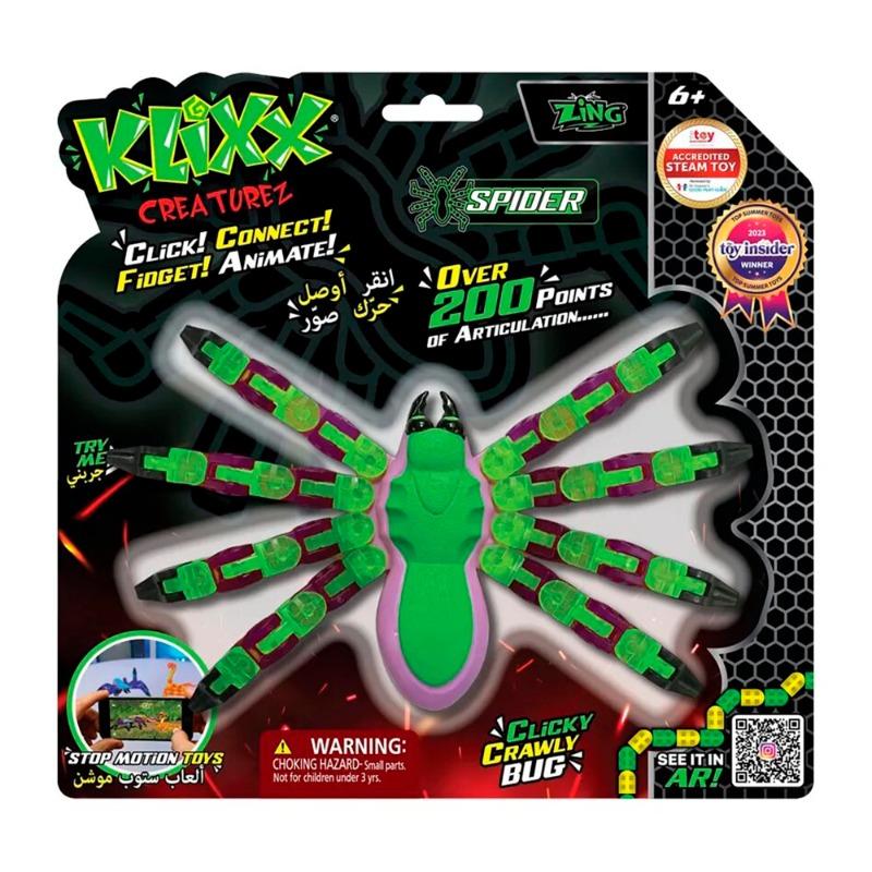 Klixx Creaturez Spiders Fidget Toy Assorted