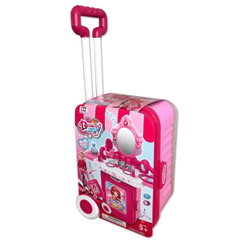 3 In 1 Pink Beauty Suitcase