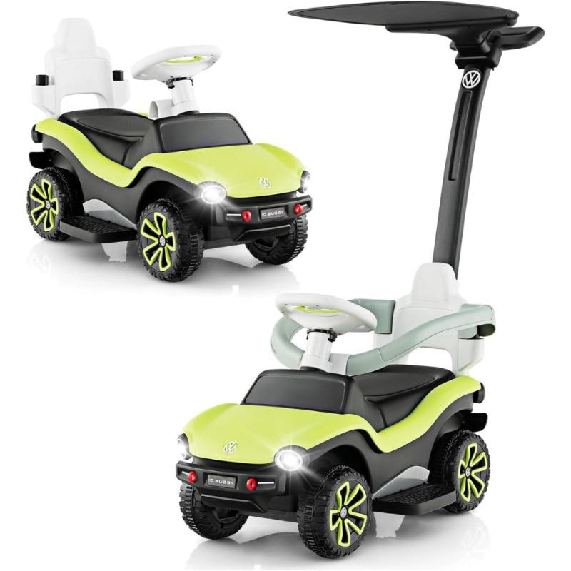 سيارة فولكس فاجن 3 في 1 للأطفال مع مظلة ومقبض دفع