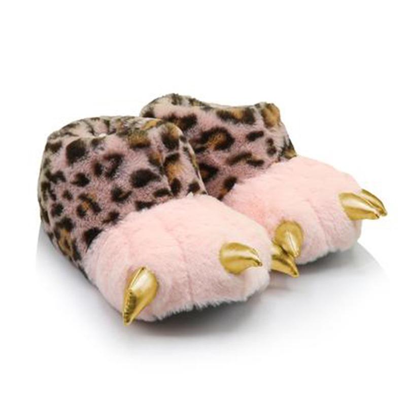 تويجي - سليبر بتصميم ليوبارد لون وردي مقاس 39-40