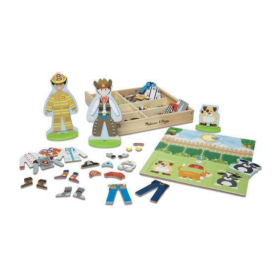 Melissa and Doug Occupations Magnetic Pretend Play Set