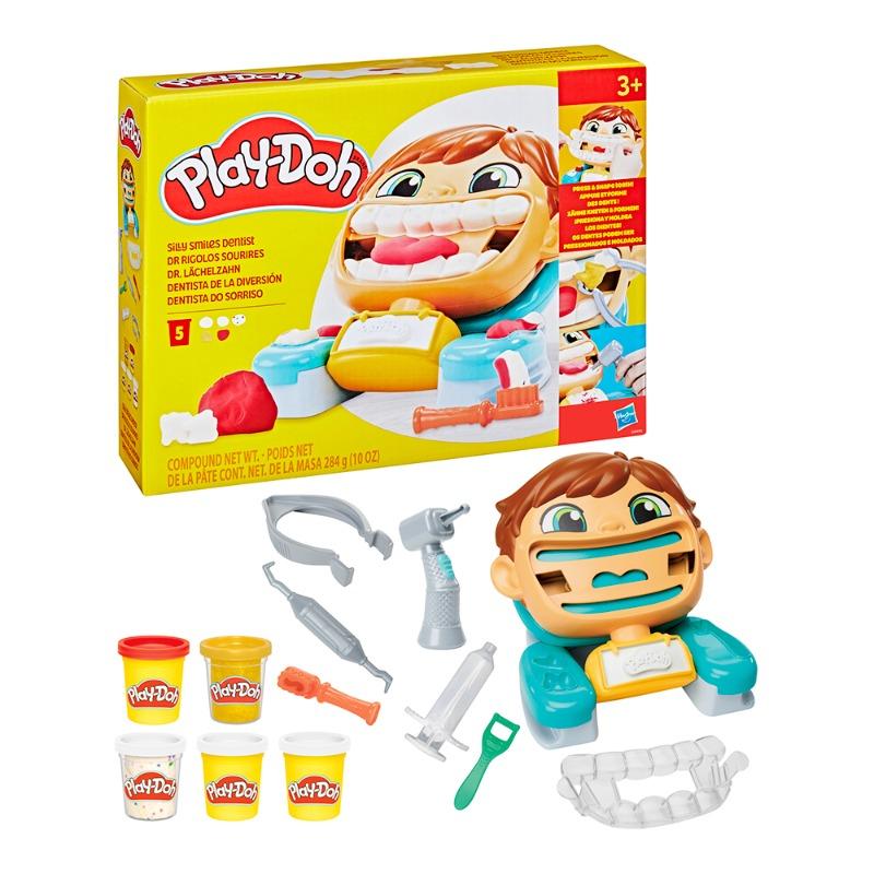 بلاي دوه - مجموعة صلصال طبيب الاسنان التظاهرية للأطفال