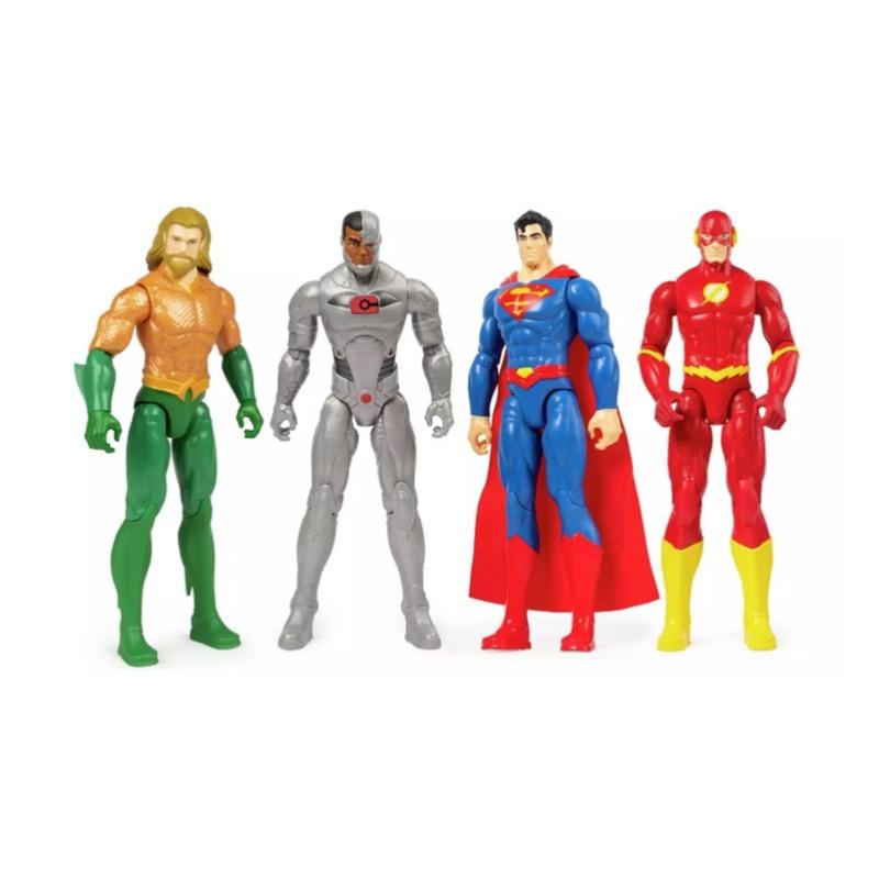 دي سي كوميكس - مجموعة شخصيات يونيفيرس 12 إنش - 4 قطع