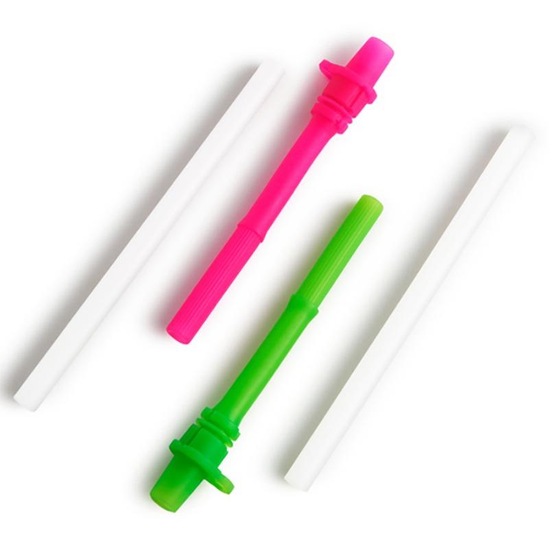 Munchkin Click Lock Replacement Straws With Valves - 2Pcs / Multicolor