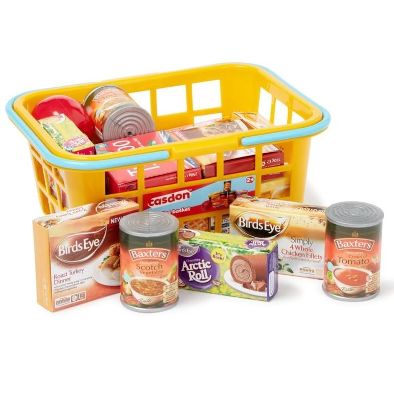 كاسدون - مجموعة لعب سلة تسوق ألوان متعددة