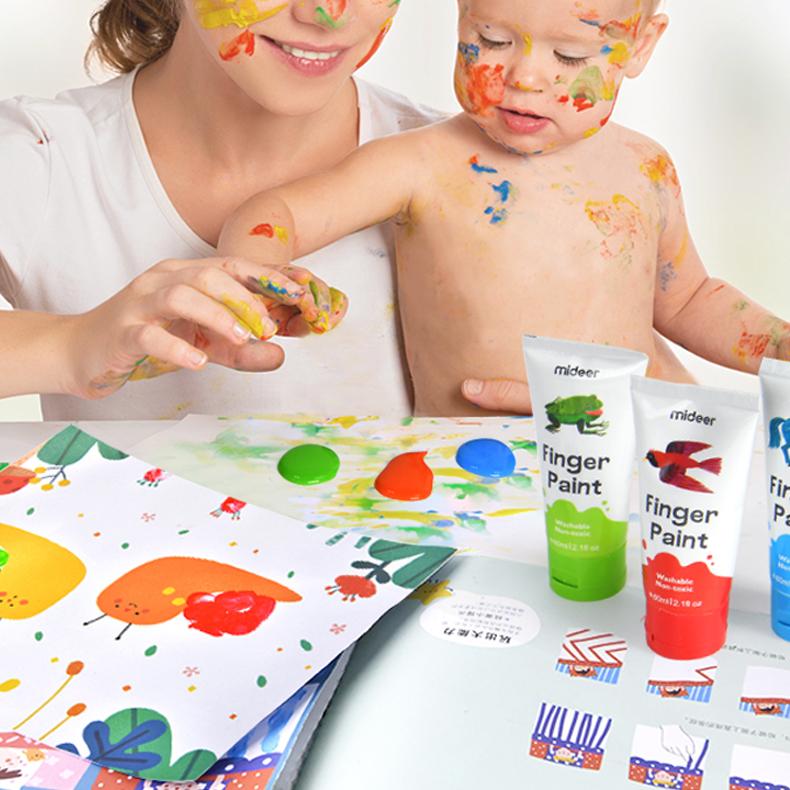 ميدير - مجموعة طلاء الأصابع - 12 ألوان