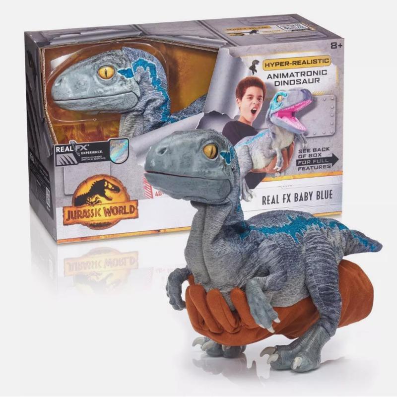 جوراسيك ورلد - ديناصور متحرك ريل اف اكس بيبي بلو