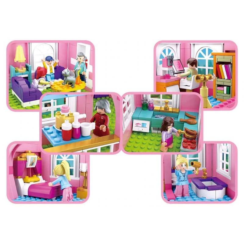 سلوبان - مجموعة مكعبات بناء فيلا الأحلام