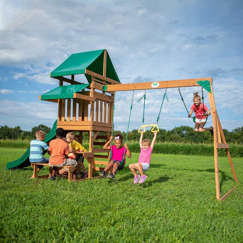 Backyard Discovery Belmont Wooden Swing Set