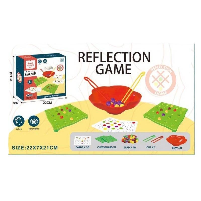 تحدي حامل الخرز - لعبة الانعكاس