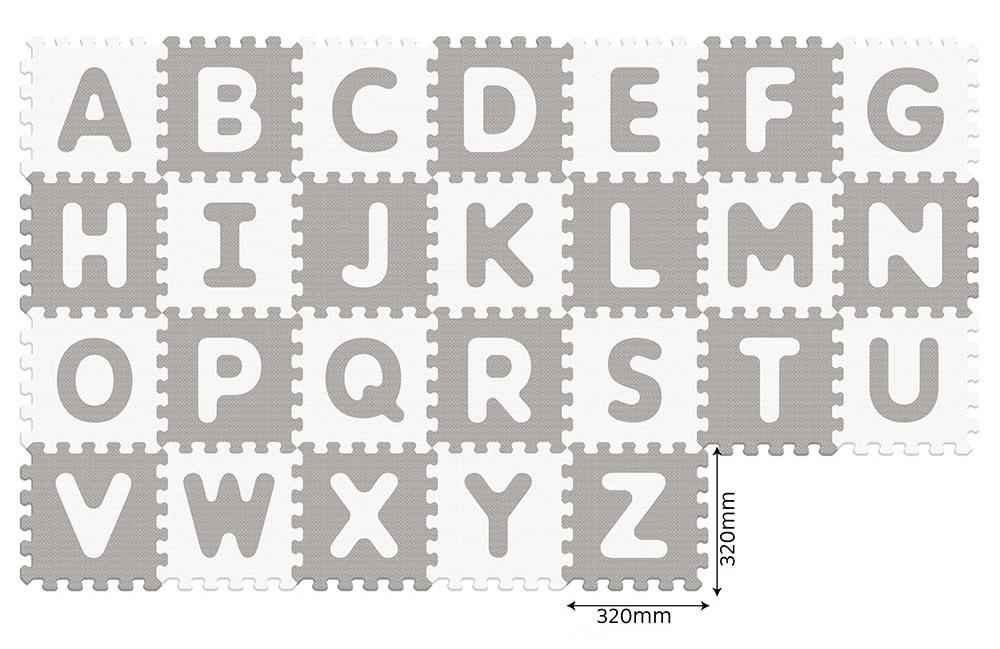 سنتا - حصيرة بازل الحروف الابجدية الانجليزية - 26 قطعة