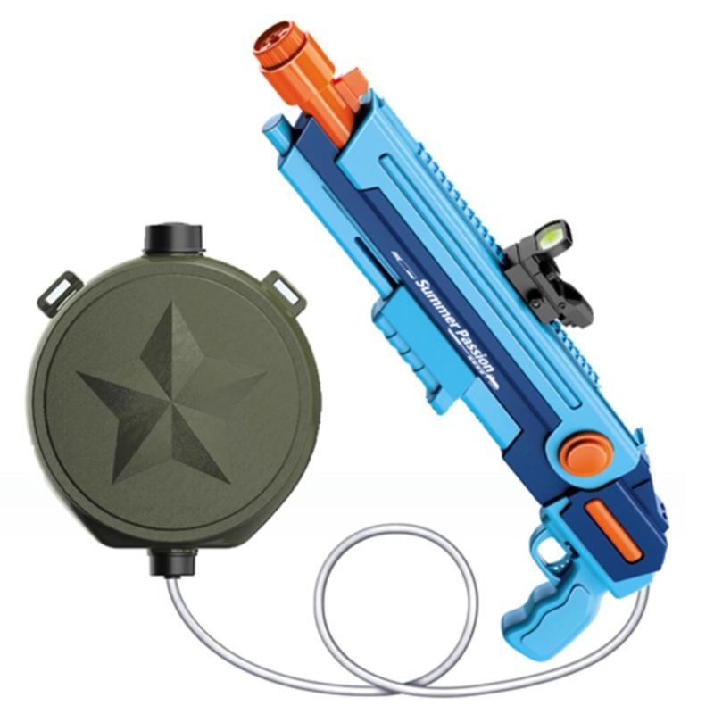 لعبه مسدس مياه ضغط عالي يدوي وأوتوماتيكي متكامل