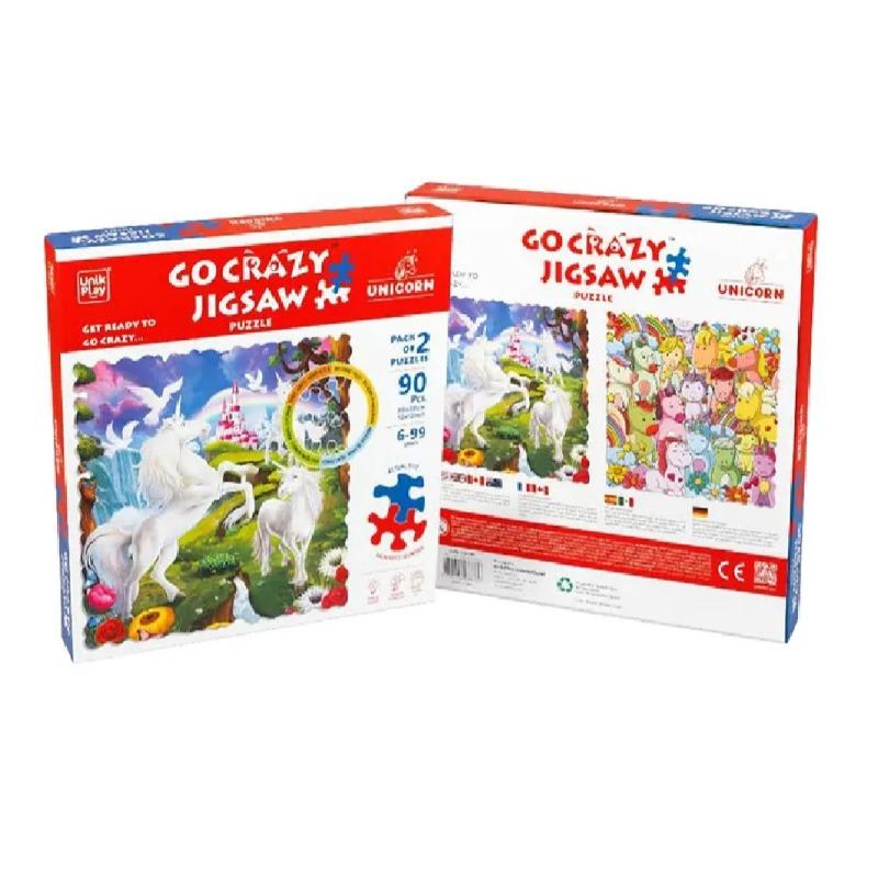 Unikplay Go Crazy Jigsaw Puzzle - Unicorn