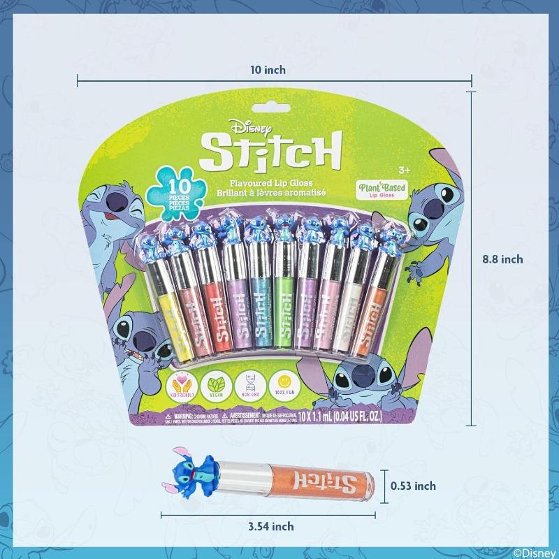 Townley Girl Disney Stitch Lip Gloss 10pcs