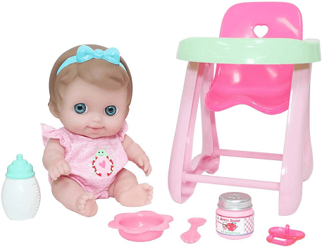 JC Toys Lil Cutesies Doll With High Chair