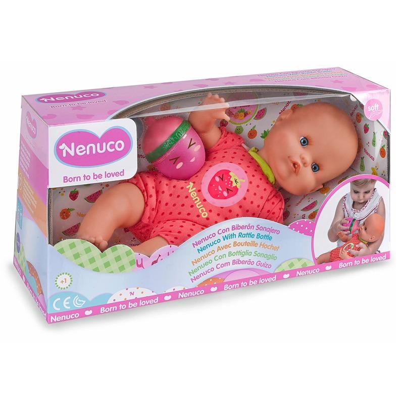 Nenuco - Doll With Rattle Bottle Pink