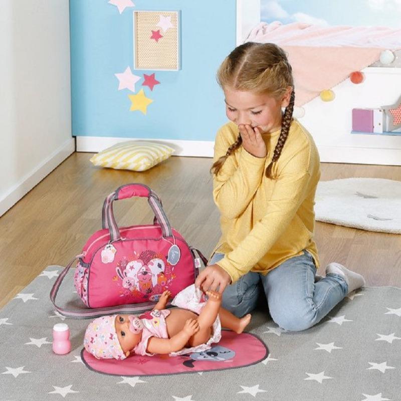 بيبي بورن - حقيبة الدمى لون وردي