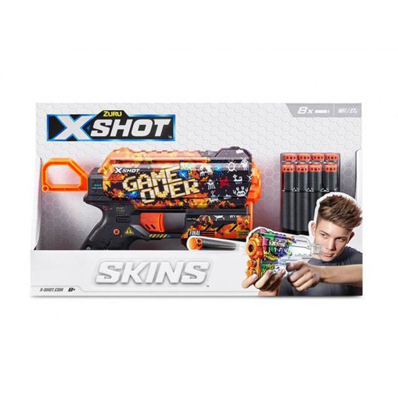 X-Shot Skins Flux Blasters - Game Over
