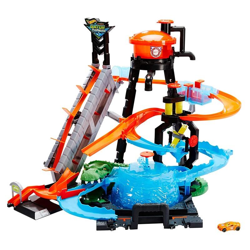 Hot Wheels Ultimate Gator Car Wash Playset
