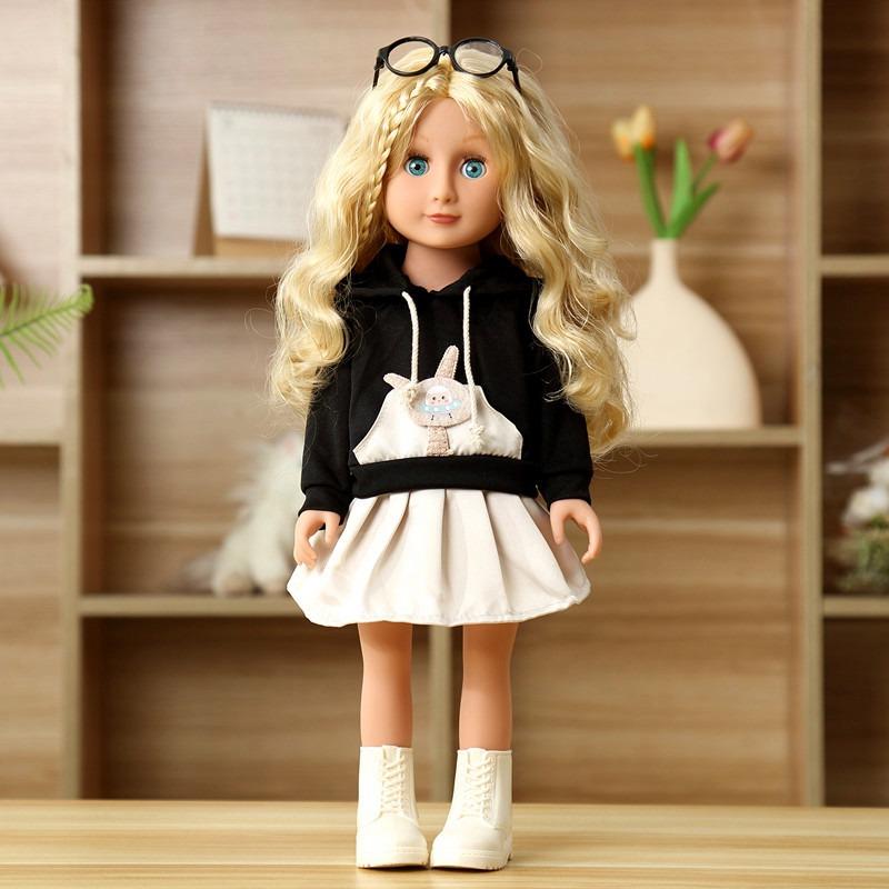 Wander Long Fashion Doll with Sports Jacket and White Skirt 18cm