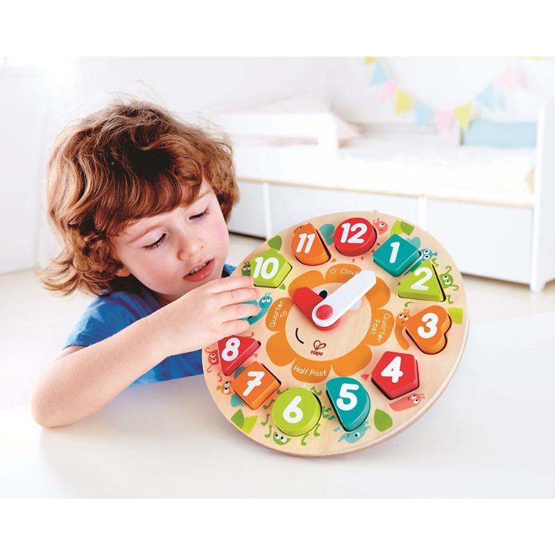 Hape - Chunky Clock Puzzle