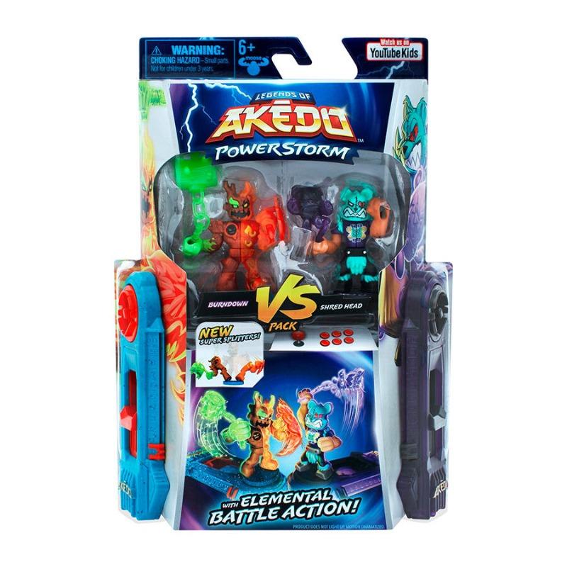 Akedo S4 Versus Pack Burndown Vs Shred Head