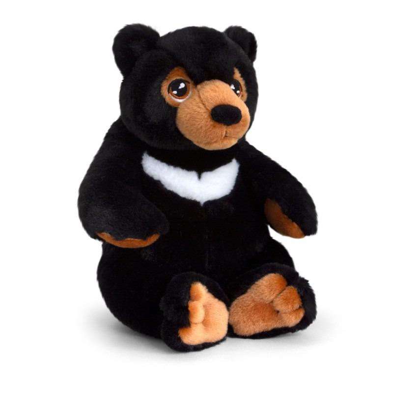 Keel Toys Keeleco Soft Black Bear 25 cm