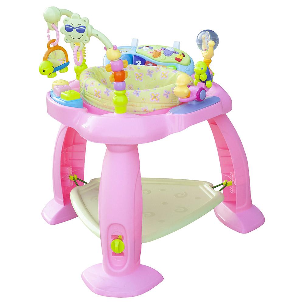 Moon Baby Jumper Activity Center With Adjustable Seat - Pink