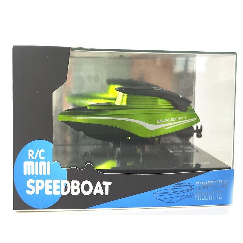 RC High Speed Boat With Light - Green