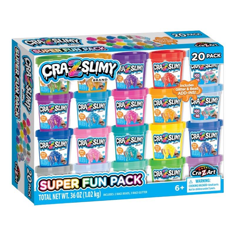 كري زي آرت - مجموعة سلايمي سوبر فان 20 قطعة