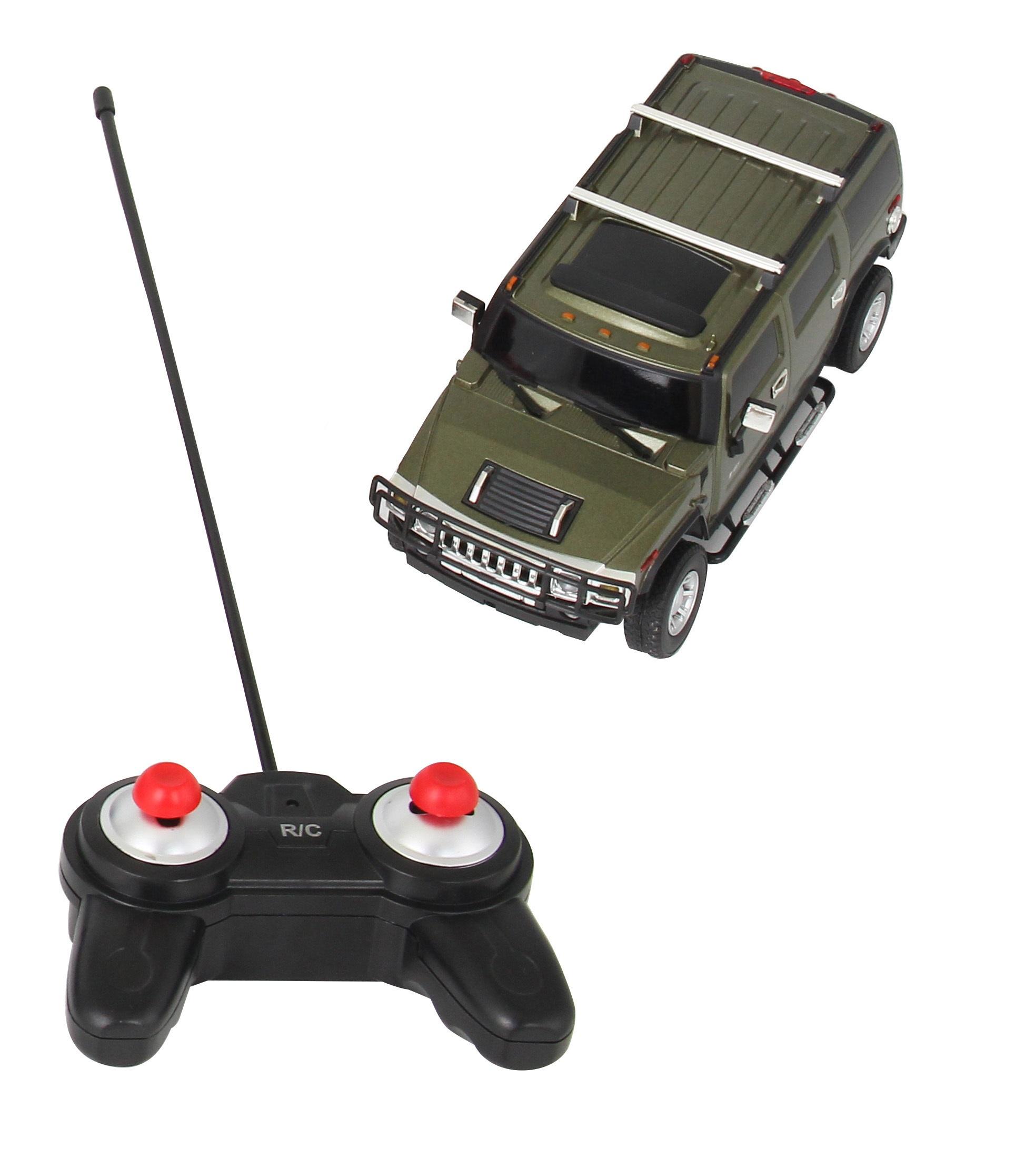 إم زد - سيارة هامر اتش 2 بجهاز تحكم عن بعد لون أخضر