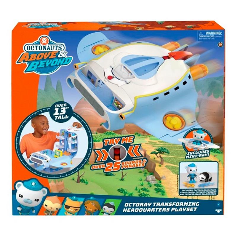 Octonauts Octoray Transforming Playset With Captain Barnacles