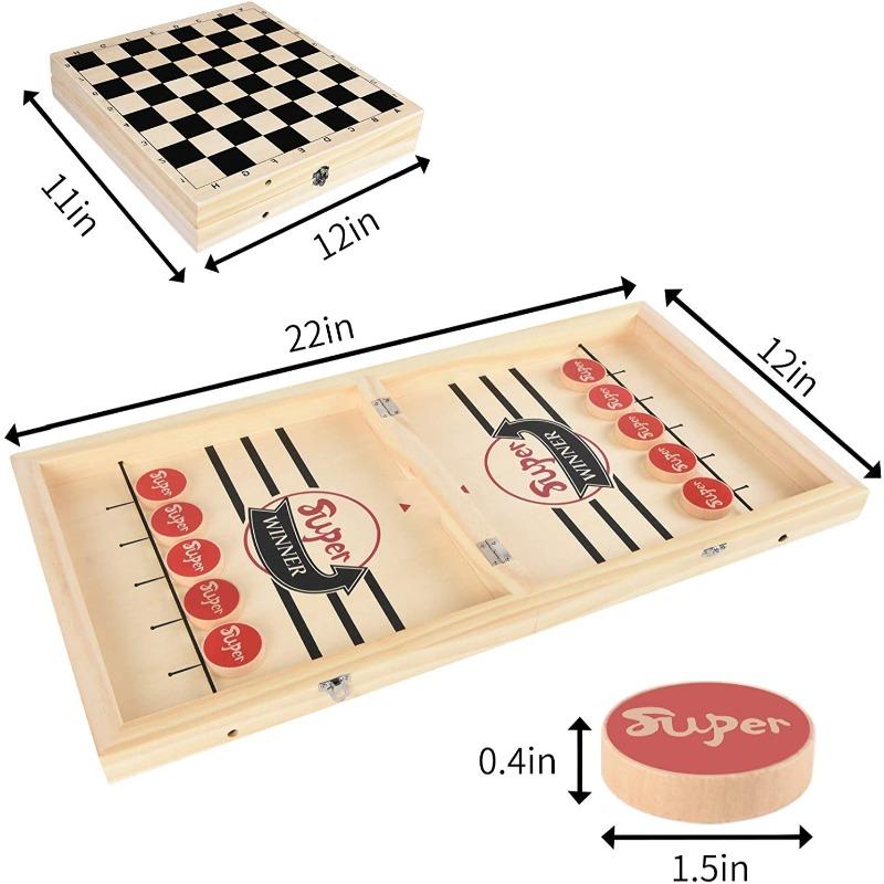 لعبة سلينج بوك والشطرنج 2 في 1 قابلة للطي
