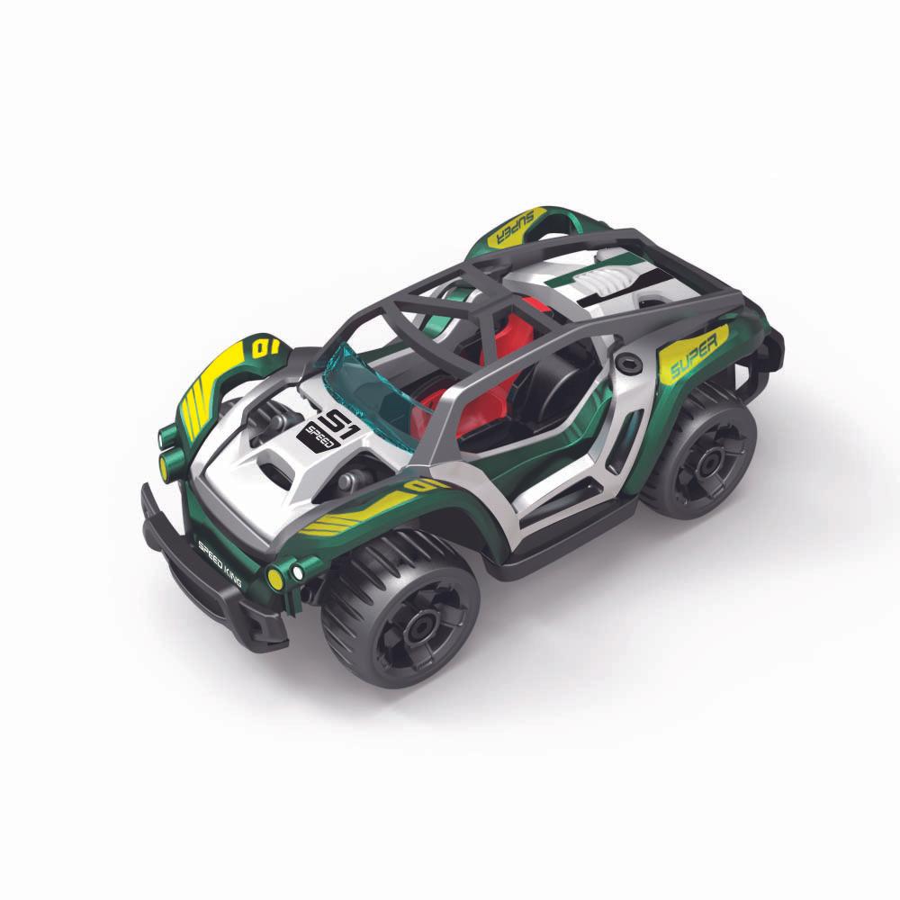D Power Modified Diecast Car Building Kit - 20 Pieces