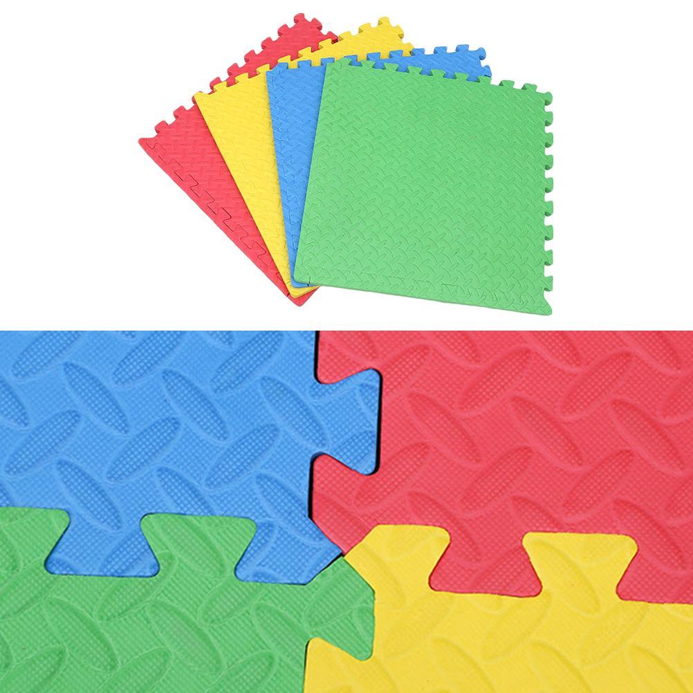 Eva Mats T-Pattern Floor Mat 4Pcs