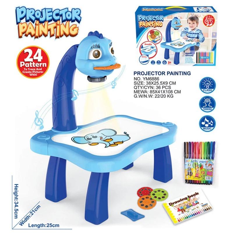 Projector Painting Toy Discs - Blue