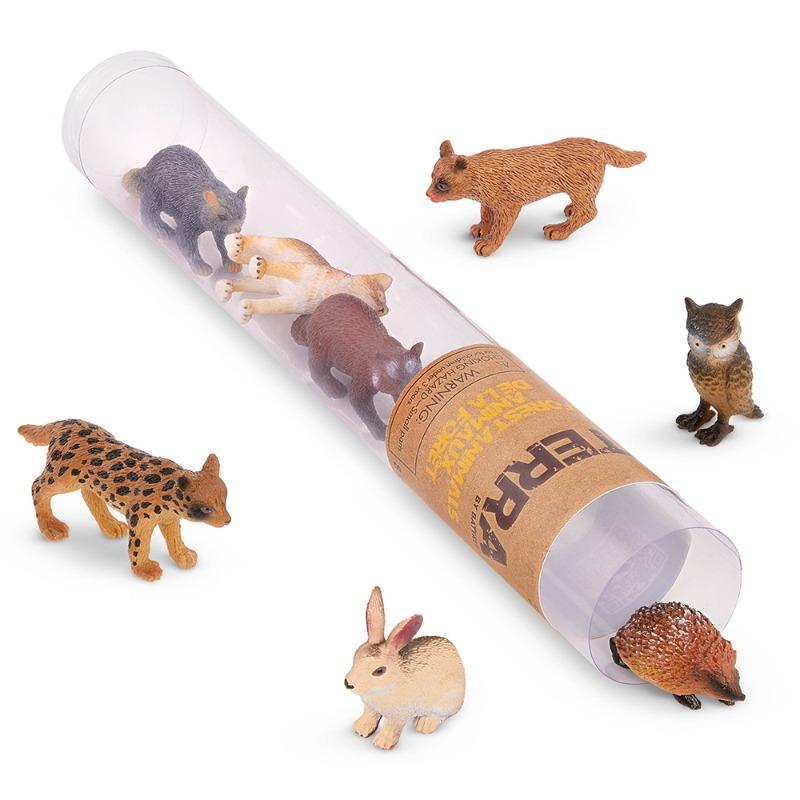 Terra Forest Animals Tube - 8pcs