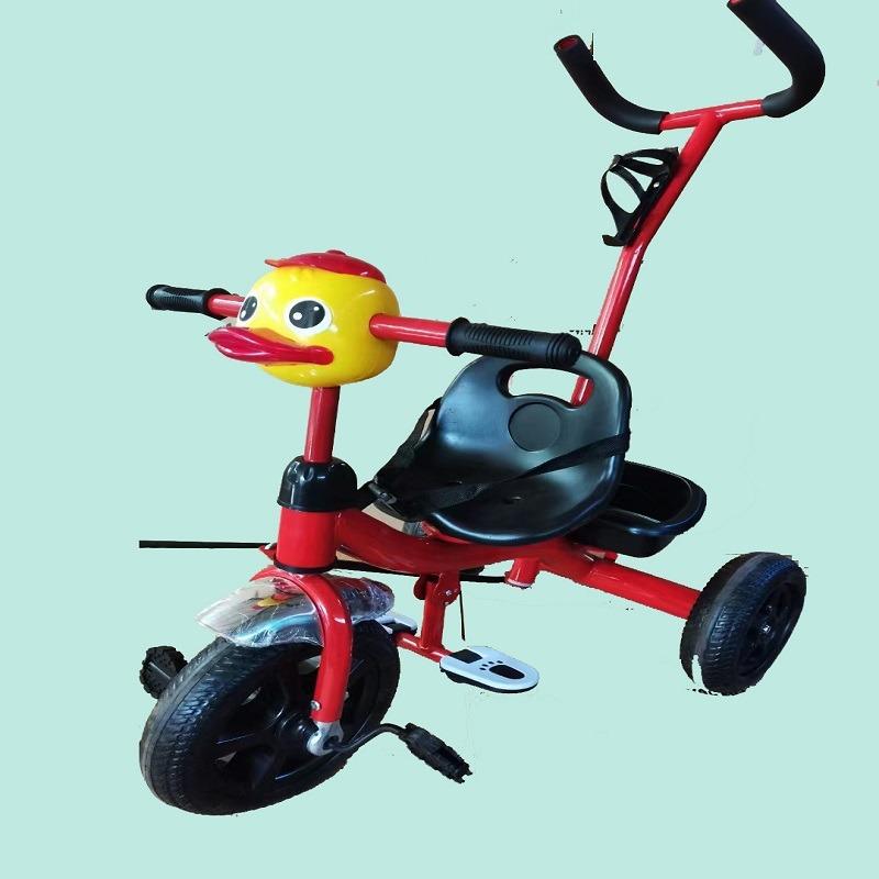 Tricycle With Push Handle - Duck Head