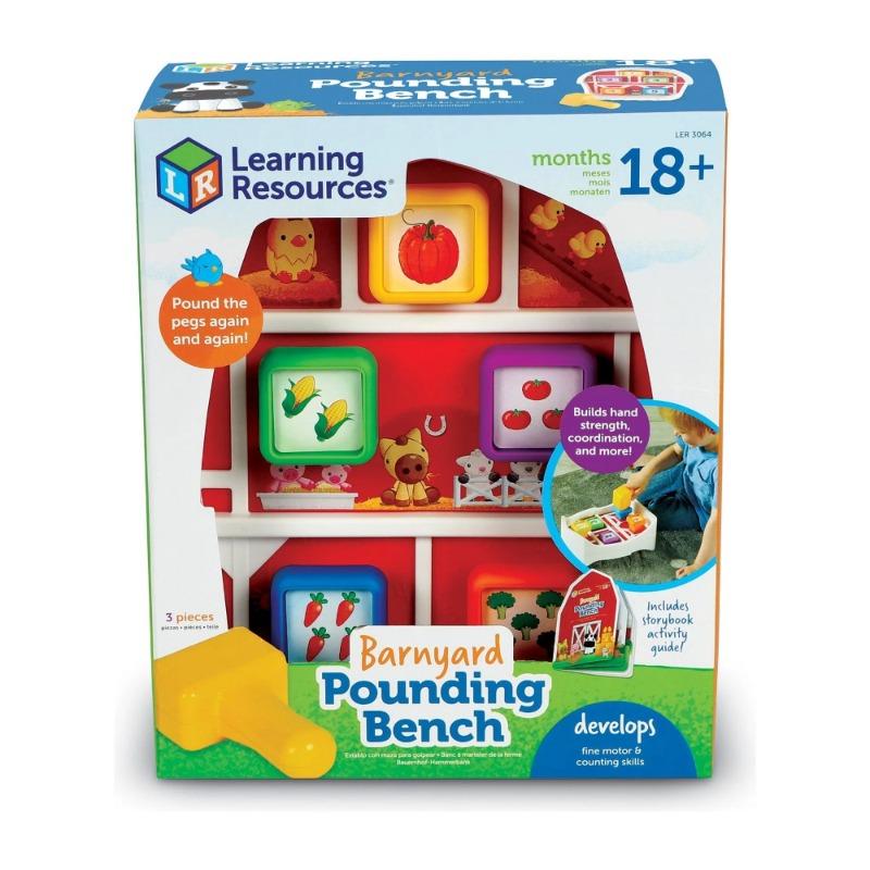 Learning Resources - Barnyard Pounding Bench Activity Toy