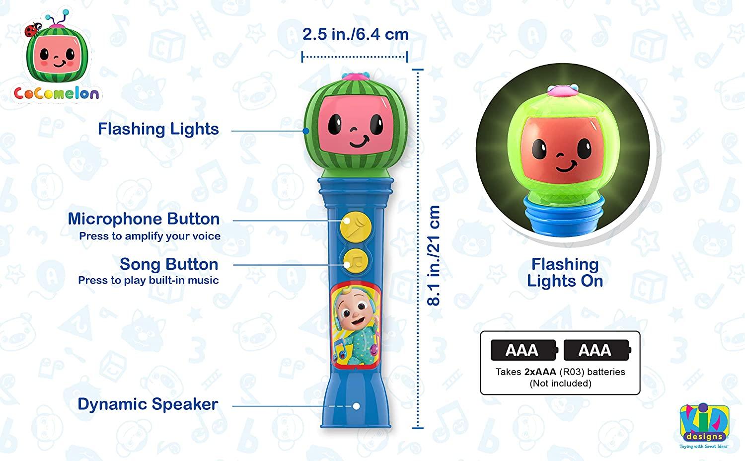 Kid Designs CoComelon Sing Along Microphone