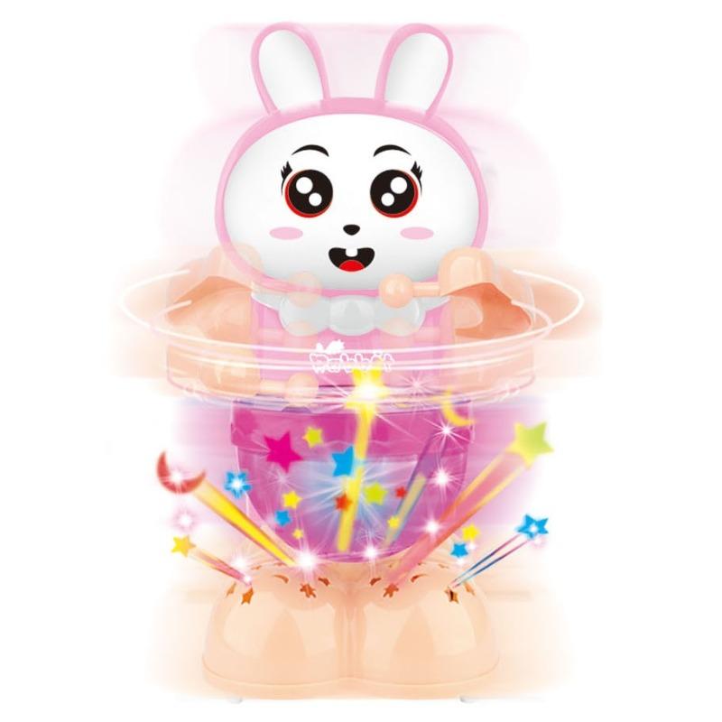 Happy Drummer Rabbit Toy